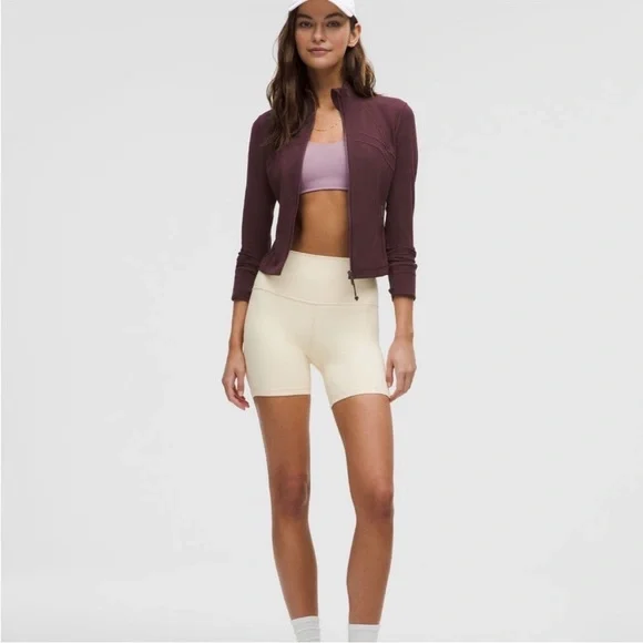 Lululemon Define Cropped Jacket Nulu Goodnight Plum 4 - Picture 2 of 11